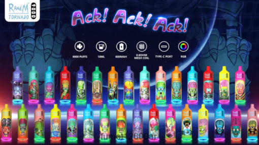 Fumot Nikotin - Fumot Tornado 18 ml 9000-es eldobható vape toll (1 db) kizárólagos BPT04D16