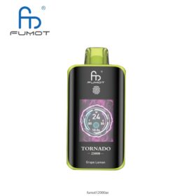 Fumot Vape Magyarország - Fumot Tornado 25000 eldobható vape szőlő citrom VT644V6
