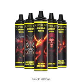 Fumot Vape Nikotin - Fumot Supbliss Umbra 10000 (1 db) eldobható vape toll - 20ml kizárólagos BPT04D476