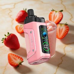 Razz Bar 45000 Puffs Eper Jég Eldobható Vape Állítható Légáramlással