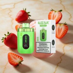 Razz Bar 50 000 Puffs Eldobható Vape Eper Jég